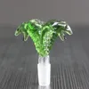 Snake Head Glass Bowls For Bongs With Blue Green 14mm 18mm Male Joint Glass Bowls For Water Pipes Oil Rigs Glass Bongs