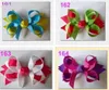 20pcs Baby girls' 3.5 inch Hair bows clips grosgrain ribbon hair band hairpin headwear hair elastic accessories HD3551