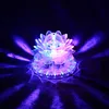 Lotus Effect 라이트 자동 회전 11W LED RGB Crystal Stage Light Light Light 51pcs 홈 장식용 비드 램프 DJ 디스코 바 선물