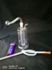 Filtre à eau crochet accessoires de bangs en verre Accessoires de bangs en verre en gros, narguilé en verre, pipe à eau fumée livraison gratuite