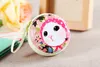 20st Söt Creative Cartoon Cat Printing Iron Round Formed Coin Pures Mix Color Coin Case