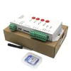 DHL1000PCS WS2811 Moduły Pixel LED DC 5V 12mm IP68 RGB Rozproszony adresowalny + T1000S Controller + 1 sztuk 60A Zasilacz