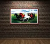 Eight Steeds Galoping Horses Decor Decor Home Decor, Strumenti artigianali a punto croce Handmade Strumenti per ricamo ricamo Set di ricamo Contato Stampa su tela DMC 14CT / 11CT