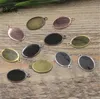 Boyute 50 stks Fit 13 * 18mm 18 * 25mm Hot Koop Oval Cabochon Instellingen 6 Kleuren Geplated DIY Hanger Blank Base