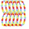 Kostenloser Versand farbenfrohe hawaiianische Leis Garland Halskette Kostüm Kleid Party Hawaii Beach Fun Party Supplies Wa4023