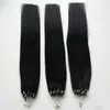 Micro Loop Human Hair Extensions 300S Prosty czarne mikro koraliki przedłużanie włosów 300G Micro Loop Hair Extensywki z koralikami2357523