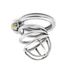 Newest Arrival Latest Design Male Stainless Steel 52mm Length Penis Cock Cage Chastity Belt Device Cock ring BDSM Sex toys