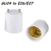 Högkvalitativ GU24 till E26 GU24 till E27 Lamphållare Converter Base Bulb Socket Adapter Brandfast Material LED Light Adapter Converter i lager