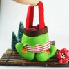 الجملة أكياس الحلوى عيد الميلاد عيد الميلاد الديكور زفاف هدية عيد الميلاد حقيبة المعالج الأخضر للأطفال لسعيدة