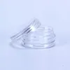 2ML/2Gram Clear Plastic Container Jar Pot Clear Deksel 2Gram Maat Voor Cosmetische Crème Oogschaduw nagels Poeder Sieraden E-Liquid