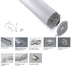 50 X 2M sets/lot 60 degree beam angle led strip aluminum channel V type aluminium housing led for cabinet led lamps