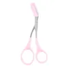 wholenew1pc girl reayelash thinning shears comb of thealash hair clips saping shaping yeabrow grooming化粧品ツール3574895