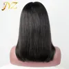 Full Dantel Peruk Bob Wig İsviçre Dantel Ön Peruk Doğal Renk Bob Düz Ön Perulu Tam Dantelli Peruklar56675371214699