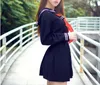 Menina do Inferno Japonês High School Girl Sailor Uniforme Terno Traje Cosplay sexy vestido