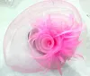 Feather Hair Mesh Hat Fascinator Clip Flower Wedding Party Fascinator 20pcslot19521882621