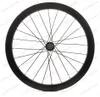 700C 50mm Djup 25mm Bredd Karbonhjul Skivbroms Cyclocross Carbon Road Bike Wheelset Clincher / Tubulär U-formfälg