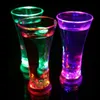 LED Light Up Juice Cup Blitzglas Flüssige Induktion Getränk Becher Barware -Hochzeitsclubs Weihnachten Navidad Halloween Holiday