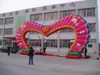 Decorações de casamento infláveis ​​gigantes Arco inflável ao ar livre para entrada no casamento do gramado