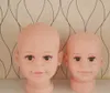 Freeshipping grossist pvc realistisk plast baby / barn barn mannequin dummy huvud för peruk hatt solglasögon display huvud mannequin 1pc b617