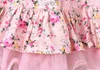 Baby meisjes jurk nieuwe zomer strand stijl bloemen print feestjurken voor meisjes vintage peuter meisje kleding gratis verzending