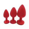 Grande Médio pequeno 3pcslot silicone plug plug plug plug dilat Anal brinquedos eróticos brinquedos sexuais adultos para homens e mulheres Toys de sexo gay3633071