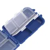 10 Compartments Storage Case Fly Fishing Lure Spoon Hook Bait Tackle Case Box Fishing Accessories Tools