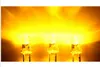 Through Hole 1000pcs 3MM Yellow Candle Flickering LED Diode For Christmas etc