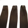 100 İnsan Saç Atkı Brezilyalı Düz ​​Paketi Saç Uzantıları # 1B Siyah 2. 8. Kahverengi # 613 Sarışın Mix Uzunlukları Brezilyalı Saç Dokuma 12 "-24"