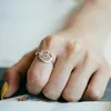 Wholesale 10pcs/Lot Gold/Silver/Rose Gold Plated Tree Ring Unique Design Tree of Life Ring Round Tree Pattern Ring EFR056