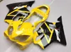 3 brindes para honda cbr600f4i 01 02 03 CBR 600F4i CBR600 2001 2002 2003 ABS motocicleta carenagem amarelo preto AA48