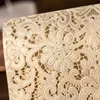 Whole1pcs Gold Red White Laser Cut Wedding Invitations Samples Elegant Lace Party Decorations Cards JJ6286020414