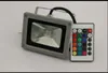 Vattentät 10W RGB LED Flood Light + Fjärrkontroll L003