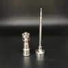 Akcesoria do palenia 10/14 / 18mm kobiet GR2 Domy Titanium Widokulatoryjne Cap Dabber Slicone Slicone Glass Bong Water