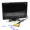 Monitor per retrovisione da 9 pollici Monitor per auto Poggiatesta TFT LCD Display HD Schermo monitor per monitoraggio della sicurezza video con ingresso BNC / AV