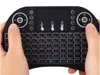 Rii i8 Rétroéclairé Air Mouse Mini Clavier avec Touchpad Rétroéclairé Contrôle Sans Fil pour Android Smart TV Box MXQ M8S X96 T95 X92 HTPC PS3