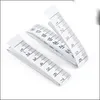 1 Meter 40" Paper Tape Measure Disposable Paper Measuring Tape Ruler Educare Used Measuring Babies Head Wholesale 100PCS