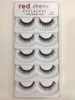 Red Cherry False eyelashes 5 pairs/pack 8 Styles Natural Long Professional makeup Big eyes High Quality