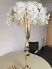 wholesale silver metal Candelabra wedding table centerpieces with flower bowl