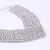 Free Shipping New Women Crystal Rhinestone Collar Necklace Choker Necklaces Earring Wedding Birthday Party Jewelry Sets