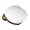 Partihandel-DSGS 2016 Hot Style Sailor Ship Boat Captain Hat Navy Marins Admiral Justerbar Cap White