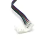 Edison2011 1000pcs LED 4 PIN 10mm Conector com cabos de arame de 15 cm RGB Conector para Strip Diy para 5050 Luz de tira 9356026