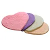 Wholesale-30X40CM Absorbent Memory Foam Bath Bathroom Floor Shower Heart Shape Door Mat Rug