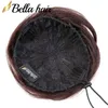 BellaHair 100% Human Hair Bun Extension Donut Chignon Hairpieces for Both Women and Men Instant Up Do Fake Bun Scrunchies