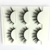 3D Mink Hairs Faly Eshelashes 3 Пара/упаковка натуральные длинные мягкие черные густые ресницы для глаз макияж ручной работы