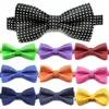 New Korean 13 colors Children little bow tie fashion collar flower Wave point personality tie IA801