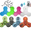 Spinning Top Led Bluetooth Music Fidget Crystal Spinner Finger Hand Tri Spinner HandSpinner EDC Toy Decompression Toys in retail box