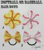 Nouveauté Softball Baseball Hair Bows - Commande d'équipe - Liste en gros