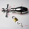 sex dollA050 stainless steel opening and closing the court bolt G point anal daisy plugsmall male chastity deviceadult toys8759522