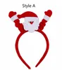 christmas party accessories santa claus davids deer head hoop funny party show cosplay for children or adult festive party supplies