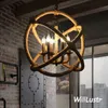 willlustr vintage candle hanging lighting retro orb hemp antique pendant lamp industry Dining Room restaurant loft Bar suspension Light